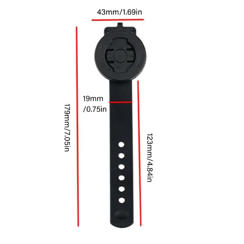 Bicycles Handlebars Mount Adapters 360 Degree Rotating Bike Handlebars Mount Adjustable Computer Mount Easily to Install