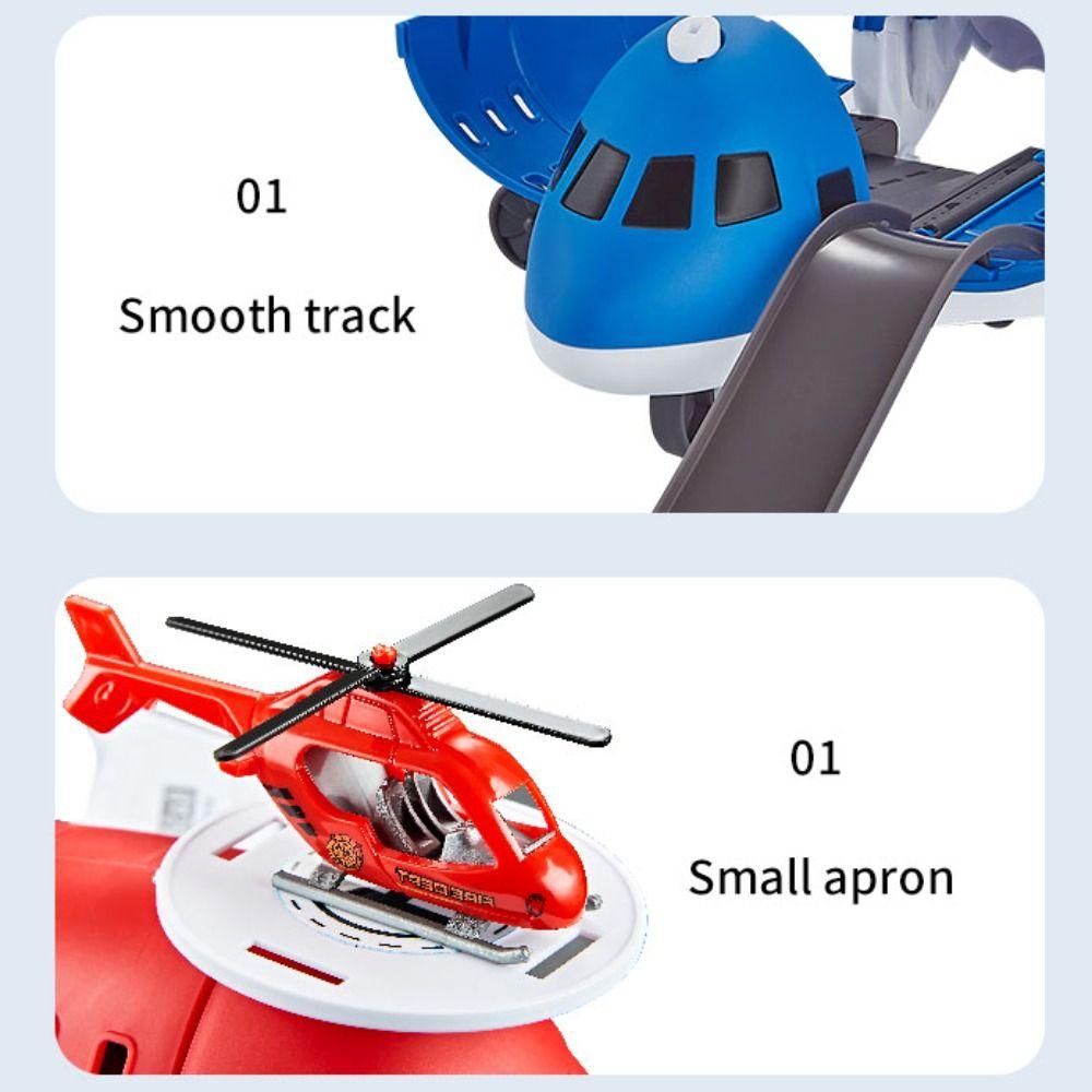 Aircraft Model Inertial Airplane Model Storage Passenger Deformation Airplane Toy  Christmas Gift