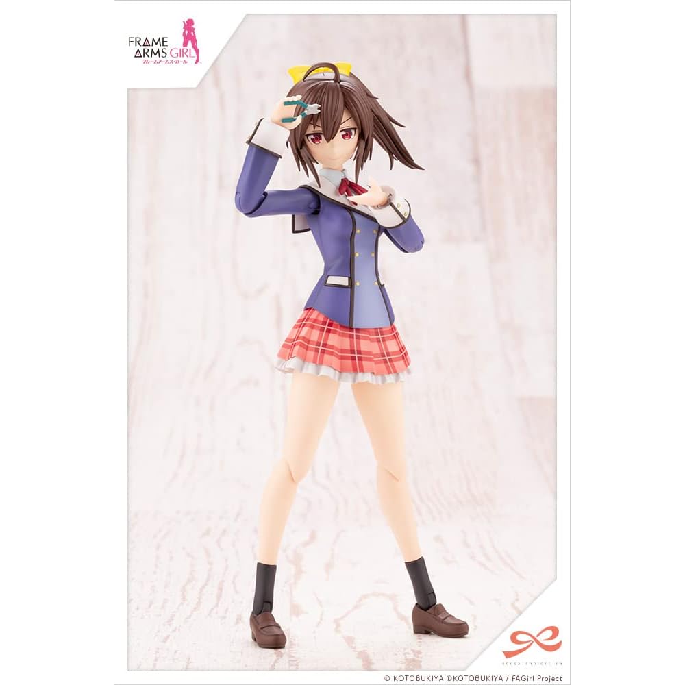 Kotobukiya Soukai Shoujo Niwa Gennai Ao 1/10 Scale Model Figure Winter Uniform 159mm