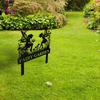 Custom Metal Fairy Garden Sign for Outdoor Decor Personalized Classic Design Pole Mount
