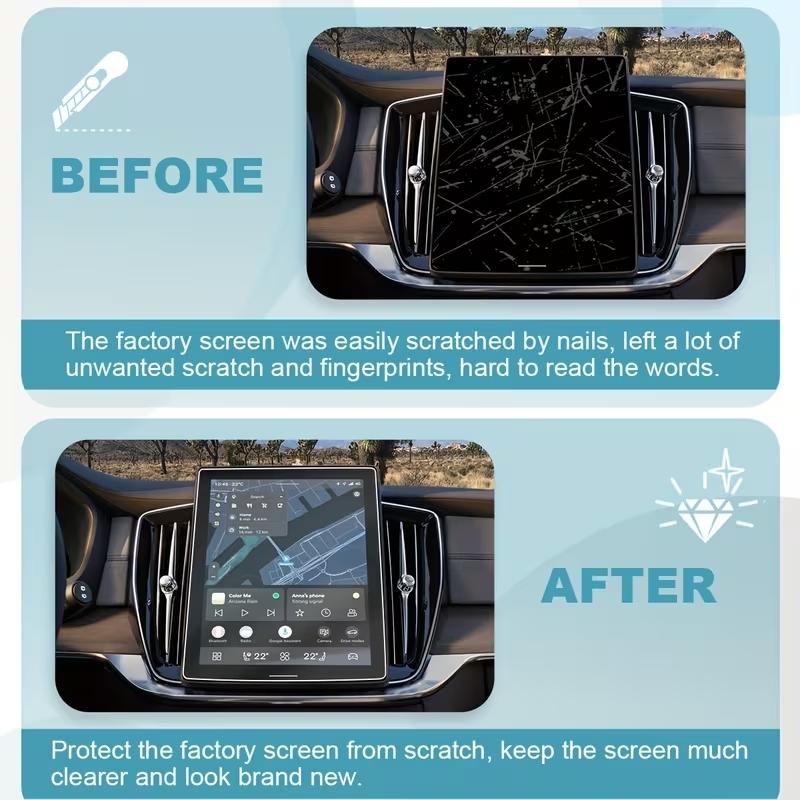 Tempered Glass for Volvo XC90 2025 2026 XC60 2026 11.2 Inch Car Navigation GPS Screen Protector Accessories Interior Sticker