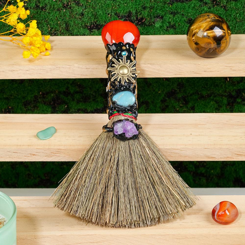 Handmade Witch Broom Spiritual Handmade Ritual Broom Ritual Magic Magic Broom  Halloween Decor