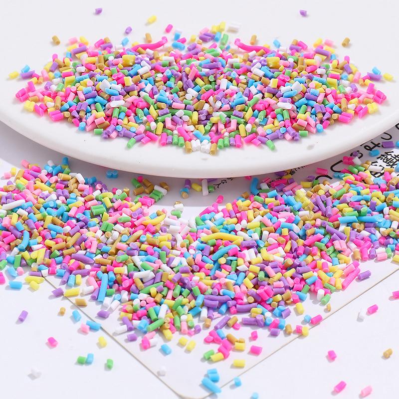 Colorful Beads & Sugar Grain Hairpins – Handmade with Love & Soft Clay DIY Cream Glue