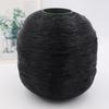 Black Shiny Core-Spun Yarn for DIY Crochet & Knitting Bags