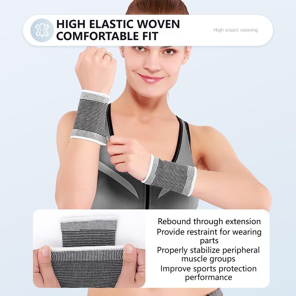 Aolikes 1 Pair New Wrist Hand Brace Gym Sports Support Wrist Protector Carpal Tunnel Tendonitis Pain Relief