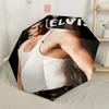 Rock Roll Legend Elvis Outdoor Automatic Umbrella Compact 8-Rib Lightweight Compact Design All-Season Travel Fashionable Accessory Wedding Party Gift