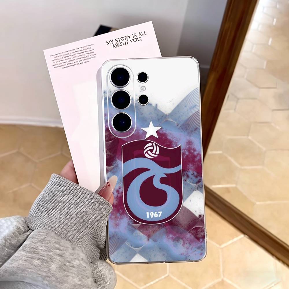 Trabzonspor Handyhülle Für Samsung S25,S24,S21,S22,S23,S30,Ultra,S20,Plus,Fe,Note,10,9,5G Transparente Abdeckung