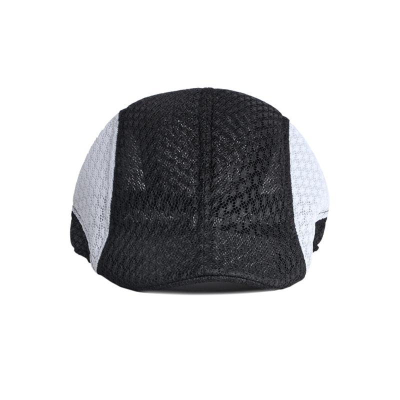 Berretti estivi da uomo in rete traspirante, cappelli da sole per esterni, con cuciture personalizzate, berretto piatto, cappello da pilota, cappello da edera