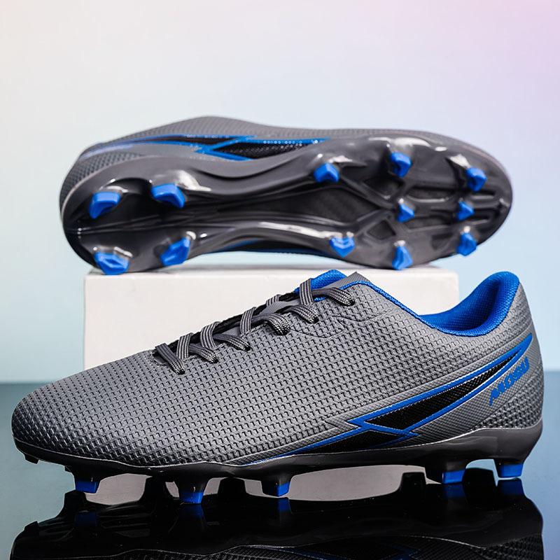 Männer Fußball Stiefel Lange Spikes Hohe Knöchel Fußball Schuhe FG Outdoor Gras Stollen Fußball Stiefel Training Sport Fußball Schuhe