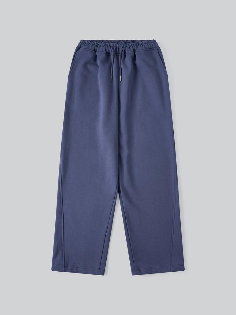 Aenhacheu Diagonal Wide Sweatpants_Blue