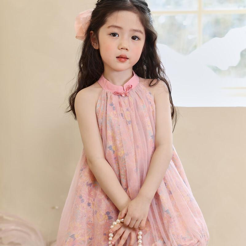 LUSON Little O Baby Girls' New Chinese Style Qipao Dress 2025