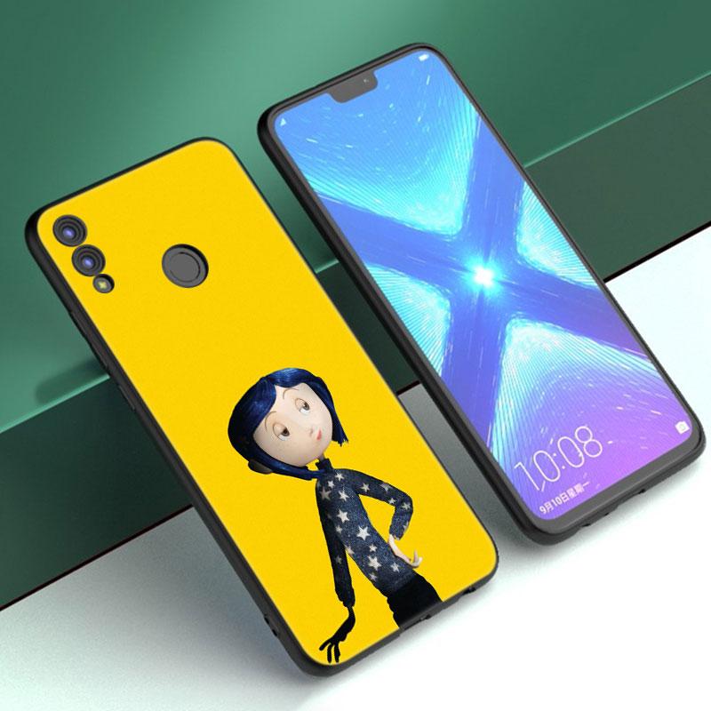 

Чехол «Коралина и волшебная дверь» для Huawei Honor 10X Lite 7A 7S 8A 8S 8C 8X 9A 9C 10i 20i 30i 20S 20E 9X Pro 10 8 Lite Honor 8C