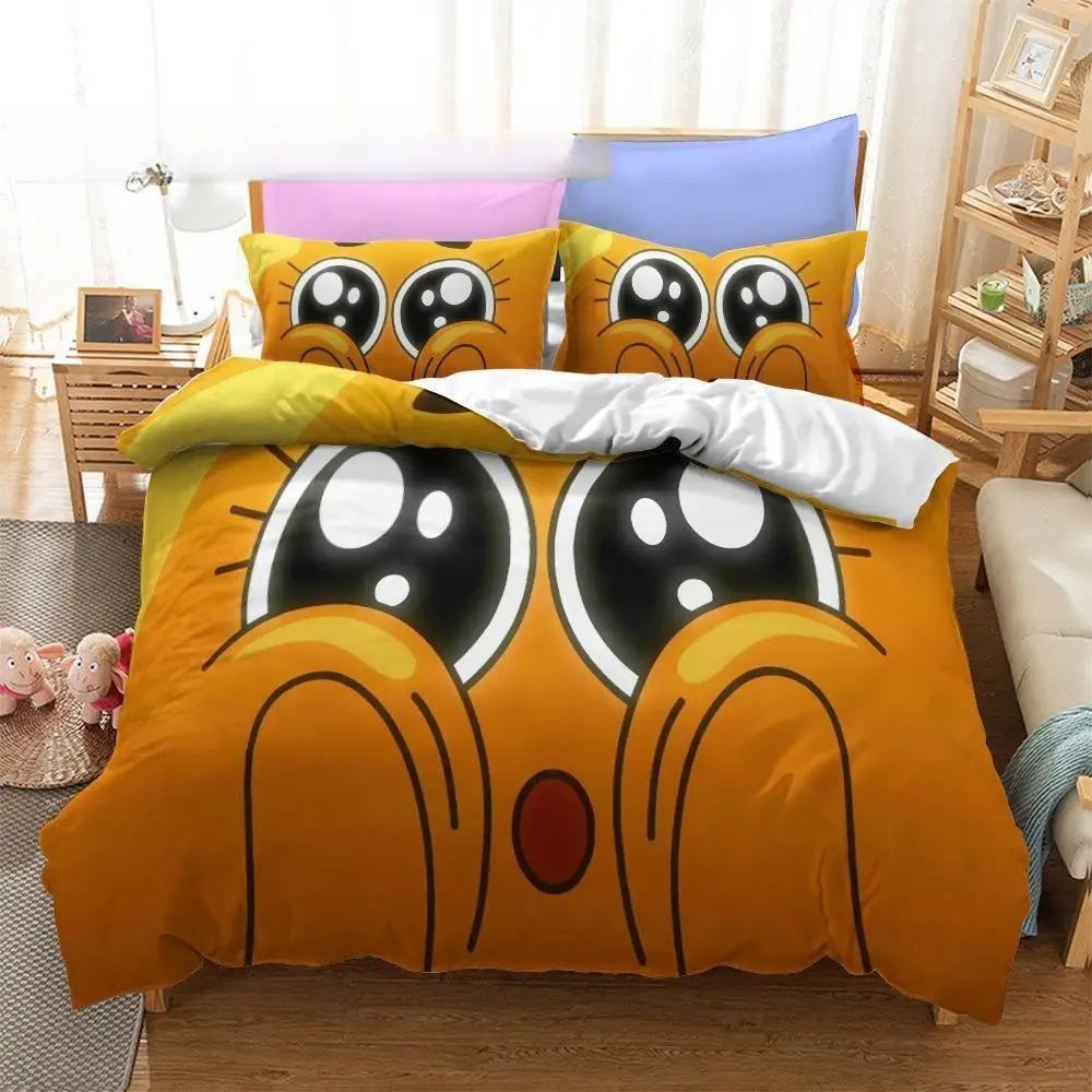 For Bedroom Home Textile - Anime Amazing World Gumball 3D Printed Bedding Set Darwin Anais Duvet Cover King Queen Full Twin Size