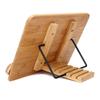 Portable Adjustable Book Holder Tray And Page Paper Clips-cookbook Reading Desk Sturdy Stand For Books Lightweight Bookstand