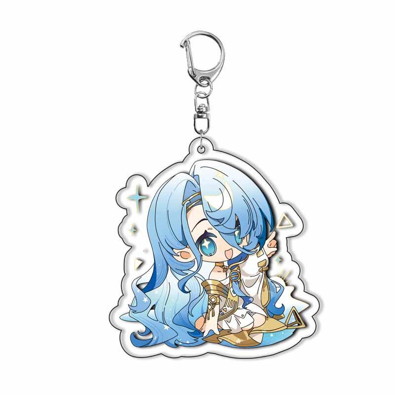 

1999 Game Key Ring Acrylic Pendant 55mm Vending Machine Handmade Figures Return to the Future 1999 Vertin Acrylic Keychain Premium Quality 55mm