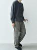 SHIPS Any Knit, Handwashable, Cotton Cashmere Sweat-Like Knit, 2024FW, Men's, 716040015, Dark Gray, Size XL