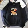 Cartoon Animals Capybara Hoodie Don't Worry Be Cappy Letter Print Sweatshirt Unisex Fashion Hoodies Funny Graphic Tops