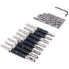 17pcs Hinge Drills Set Self Centering Door Drill Bit Kit with Hex Wrench for Woodworking