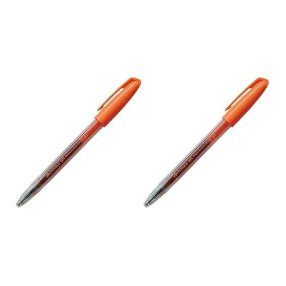 Anterique Gel Ink Ballpoint Pen, 0.5mm Cap Knock Gel Ballpoint, Orange GP1-5CYR