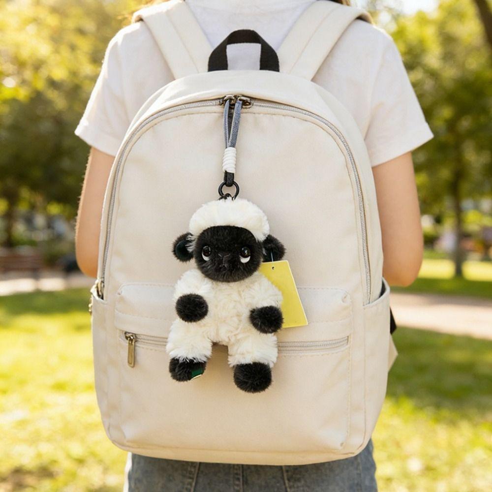 Black Face Valais Blacknose Sheep Doll Stuffed Animal Lamb Plushie Sheep Plush Keychain Kids Toy