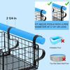 Poolside Basket Toy Holder Folding Storage Wire Mesh Organizer for Towels Drinks Beverages Backyard Beach Toy Outdoor Activities
