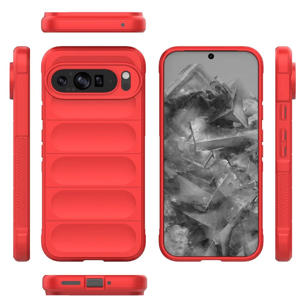 

Liquid Silicone Skin Touch Matte Phone Case For Google Pixel 10 9 Pro XL 8 7 6 A Pro Shockproof Armor Soft Protect Cover For Pixel 10