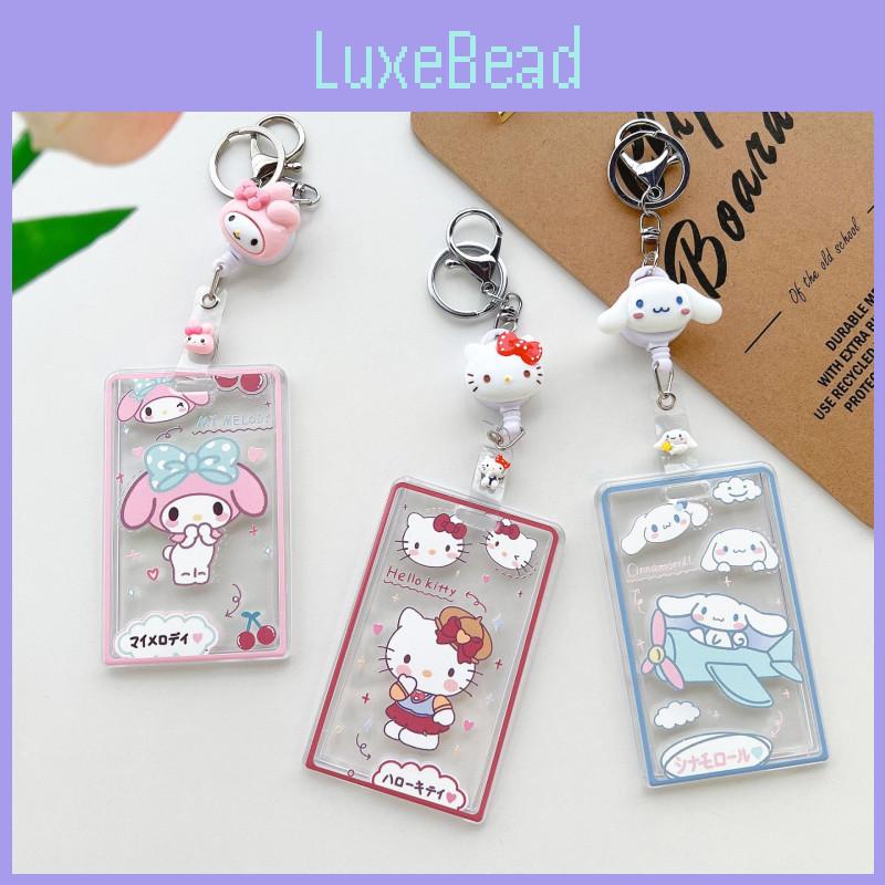 Transparent Card Sleeve With Sario Meledy Pudding Dog Print For School And Office