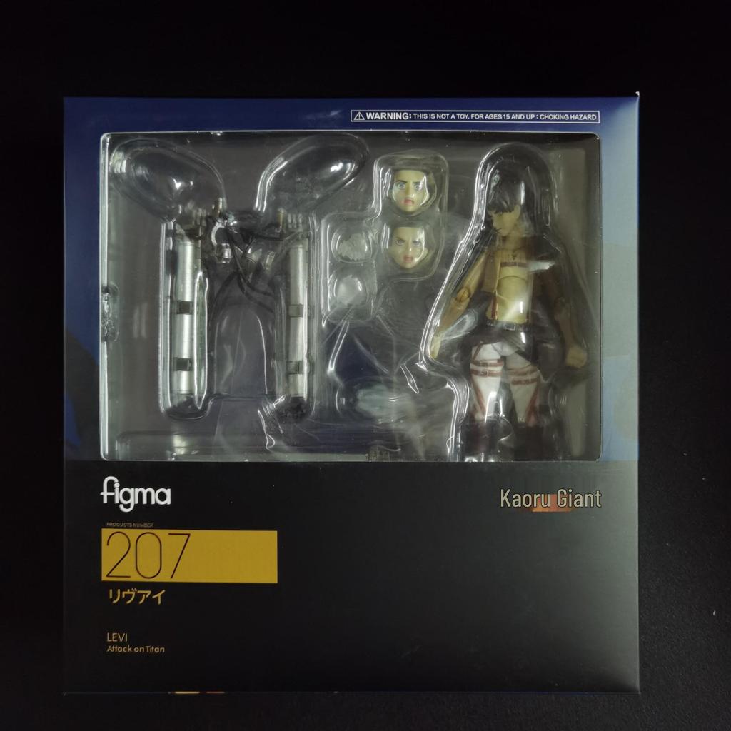Attack on Titan: Captain Levi, Eren, and Mikasa Action Figures