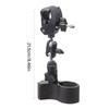 Metal Plastic Adjustable Clamp Holder Featuring 360 Rotate for Mounting Microphones Hair Dryers and Handheld Fan
