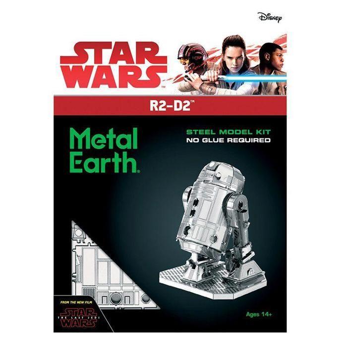 Maquette Métal 3D - Star Wars - R2-D2 - 1 Pièce - À Partir De 5 Ans - Adulte