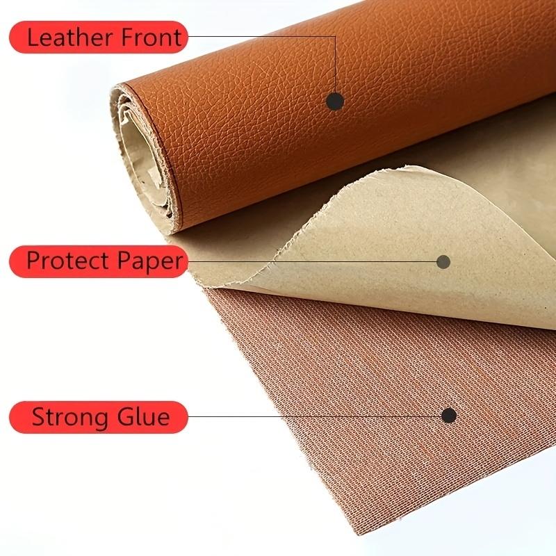 Self Adhesive Leather for Sofa Repair Patch Furniture Table Chair Sticker Seat Bag Shoe Bed Fix Mend PU Artificial Leather Skin