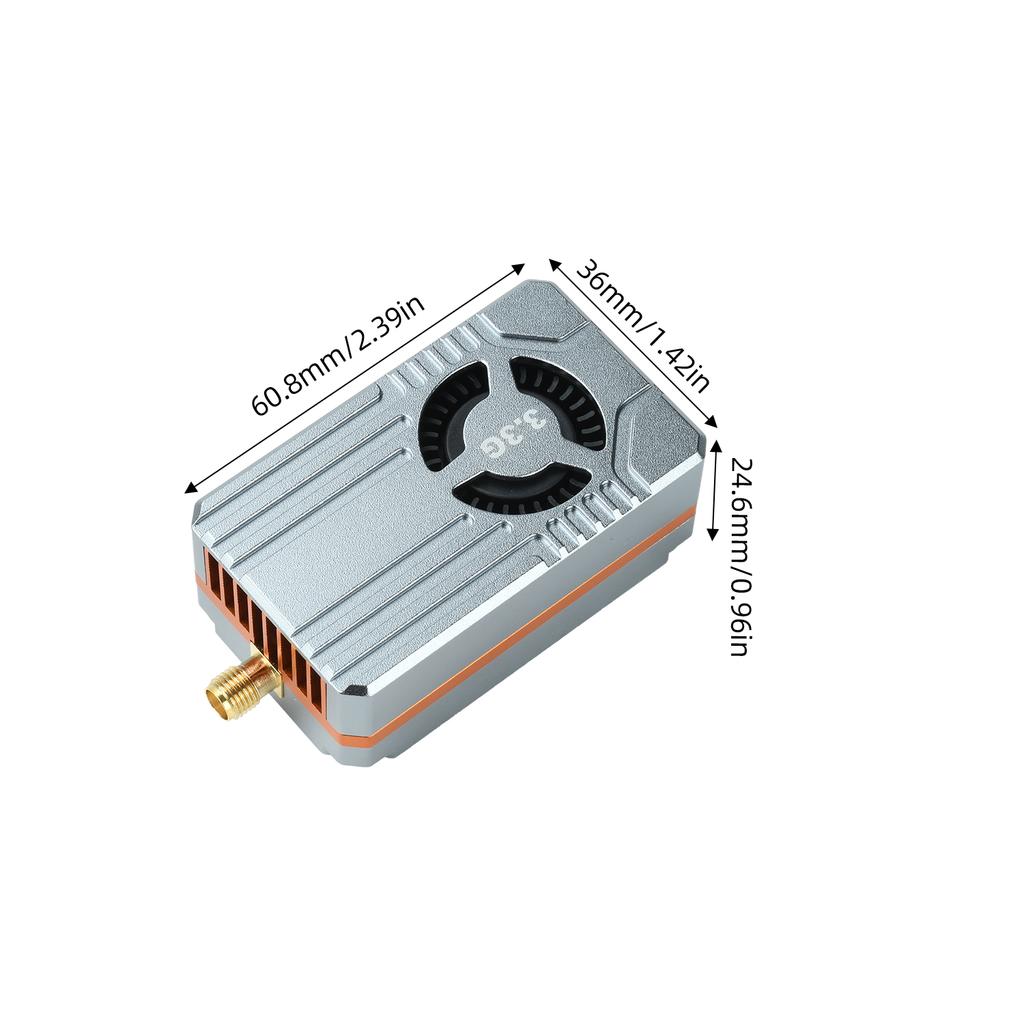 9-36V Wide Voltage FPV Transmitter 80CH High Stability PLL FM VTX Module -10℃~60℃ Wide Temperature For Drone Aerial Photography