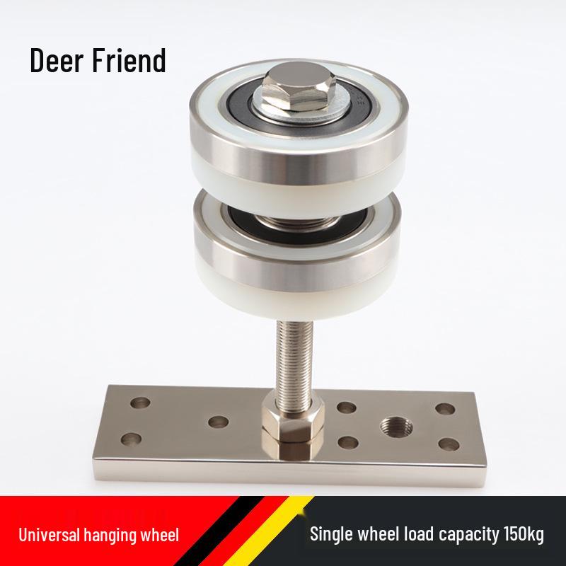 Universal Heavy-Duty Folding Door Hanger Wheel for Sliding Partitions and Screens