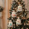 8/24pcs Gift Bags with Drawstrings, Mixed Pattern Linen Christmas Bags for Xmas Holiday New Year Party Favors Supplies
