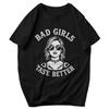 Men T Shirt Bad Girls Taste Better Tattoo Enthusiast Gifts Y2K Graphic Quality Unisex Tops T Shirts