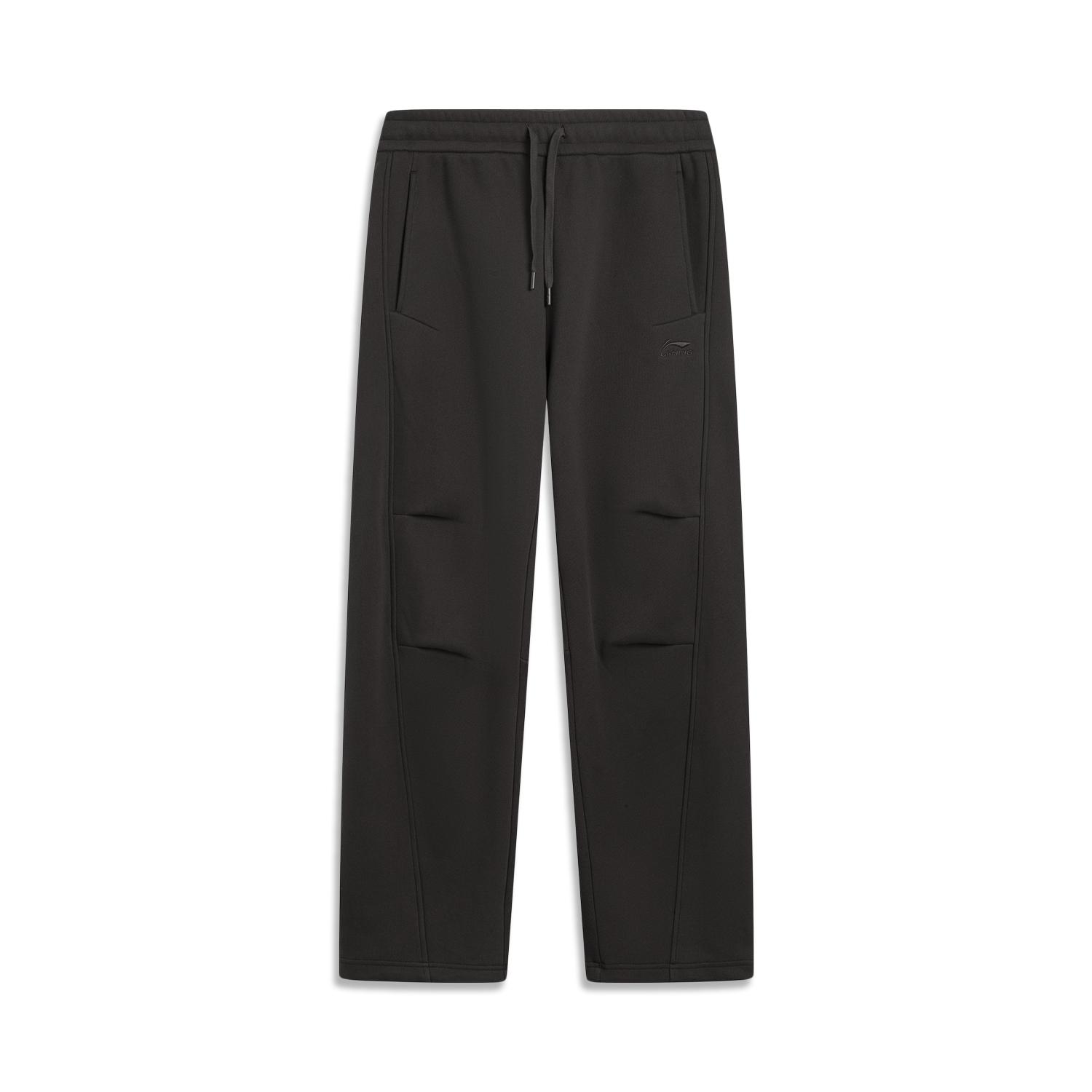 

Li Ning Серия спортивного образа жизни Прямые Простые Универсальные Повседневные Флисовая подкладка Теплые Вязаные Спортивные брюки Женские низ Черный Шоколадно-коричневый AKLV956-6 XS