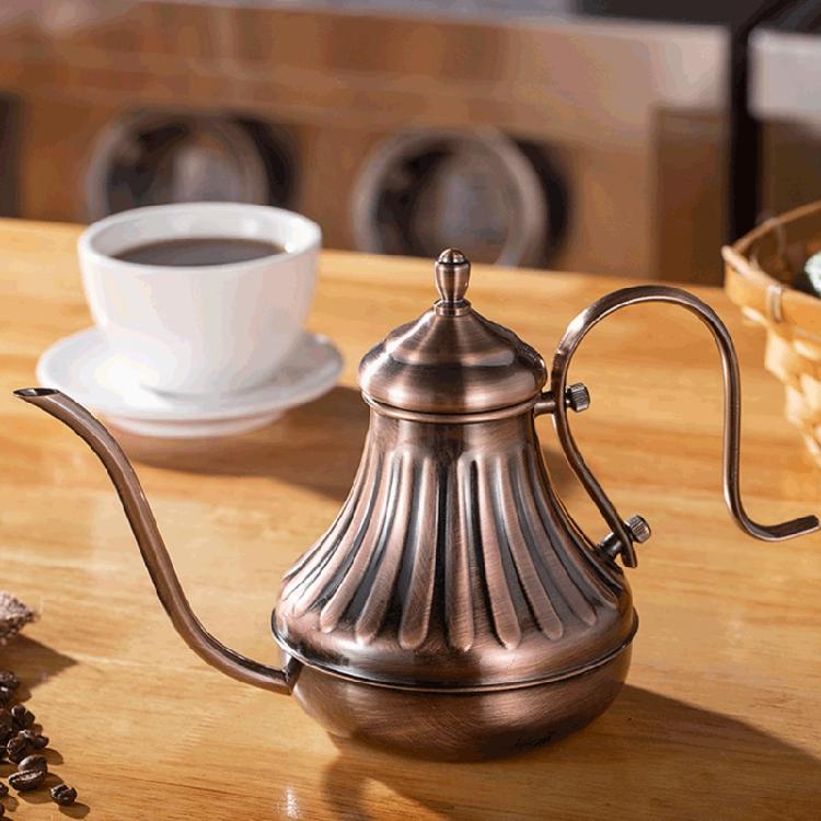 Drip Over Coffee Kettle Gooseneck Stainless Steel Material for Home Use