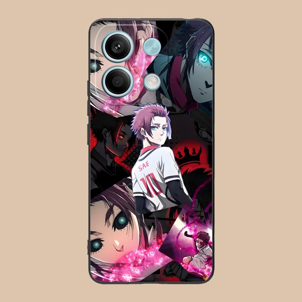 Blue Lock Itoshi sae Phone Case for POCO M7 M6 M5 M4 M3 X7 X6 X5 X4 X3 Pro GT 5G Colorful Printing Cover Luxury Pretty Cover