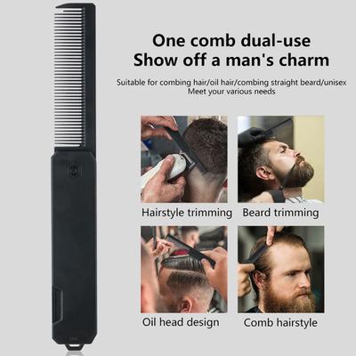 Portable Plastic Folding Pocket Combs Barber Men Oil Head Beard Combs Hair Styling Combs