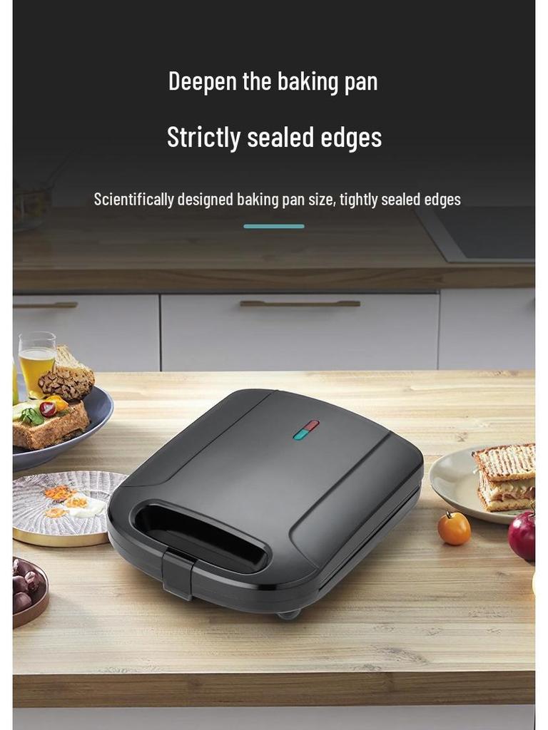 110V Multifunctional Household Toaster: Sandwich, Waffle Maker & Grill