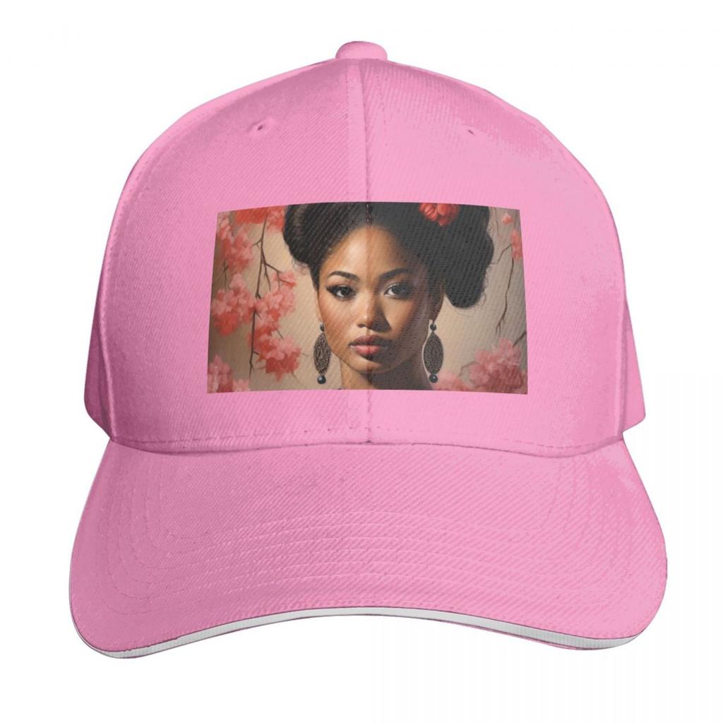 Enigmatic Ebony Geisha Baseball Cap hats for Unisex tea Hat fashionable hats on offer Womens Beach Visor Unisexs