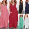 Elegant Women Multi Color Boho Maxi Dress With Premium Quality For Beach Parties