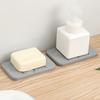 1pc Diatom Mud Soap Pad Super Absorbent Quick Drying Soap Dish Mat Bathroom Countertop Non-slip Soap Storage Rack