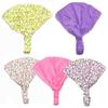 Baby flickor med blommiga prickiga huvuddukar i bomull Elastiskt pannband Bandana Hatt