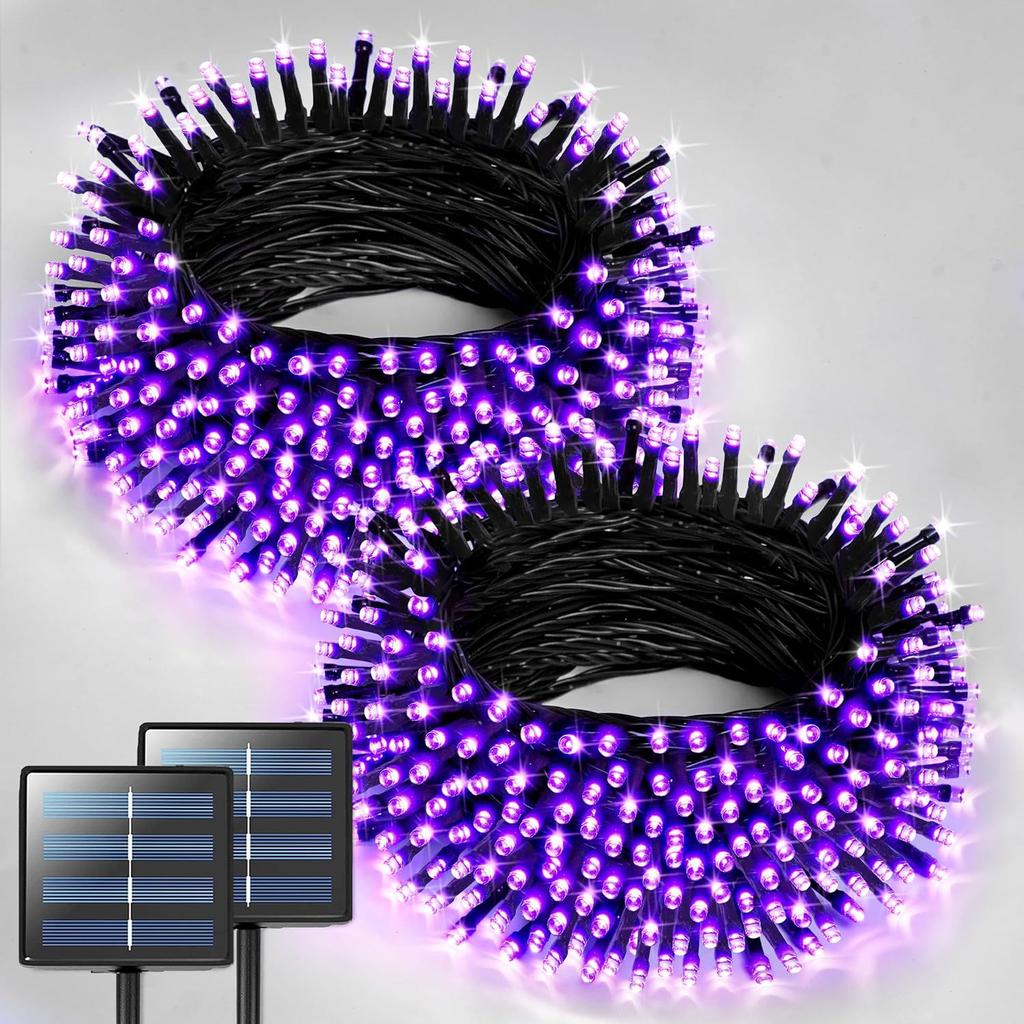 12M 100LED Solar Powered Fairy String Light Christmas Holiday Party Outdoor Garden Decor