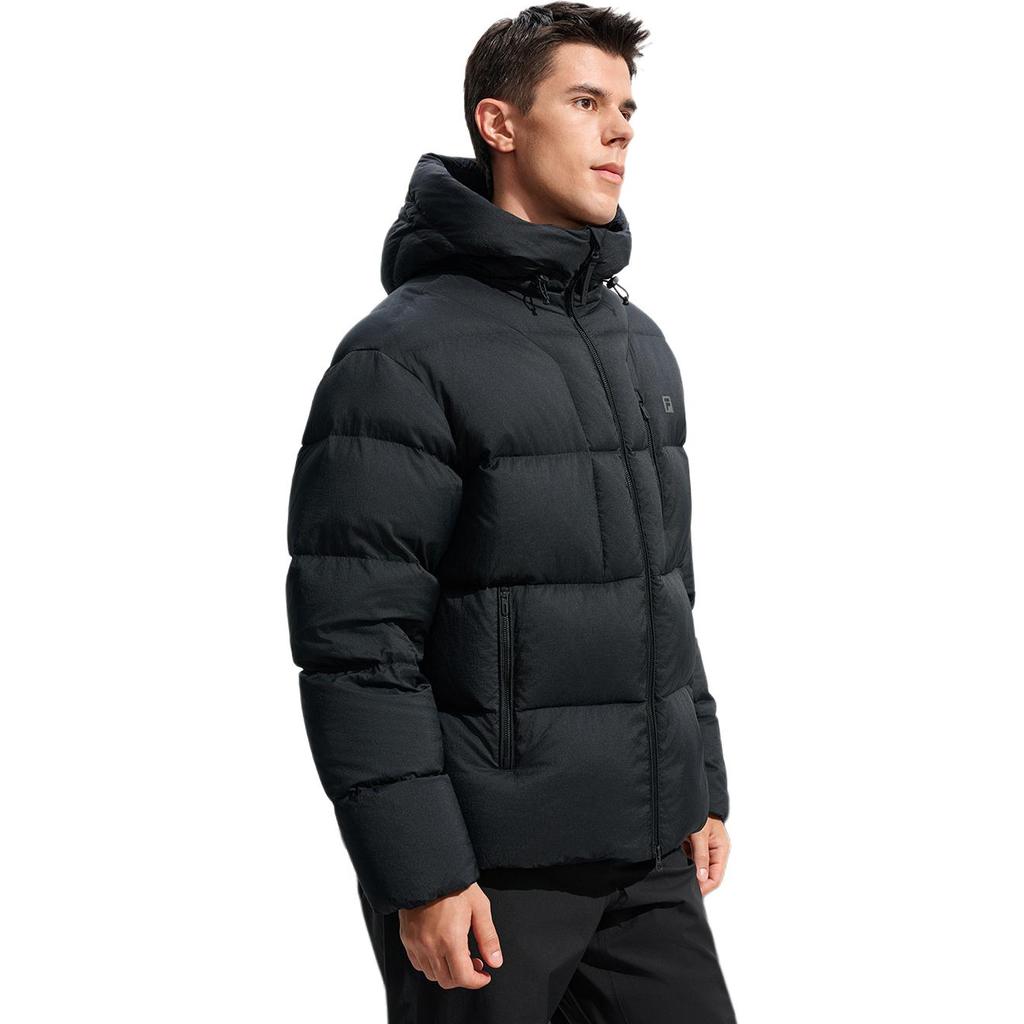 New FILA Fitness Down Jackets Men's Jet Black BK A51M541902F-BK
