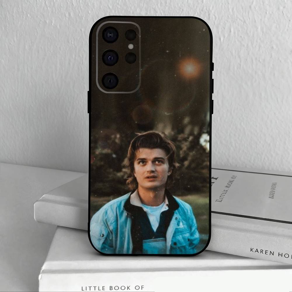 Actor S-Steve Harrington-N Phone Case For Samsung S25,S24,S21,S22,S23,S30,Ultra,S20,Plus,Others Soft Black Cover