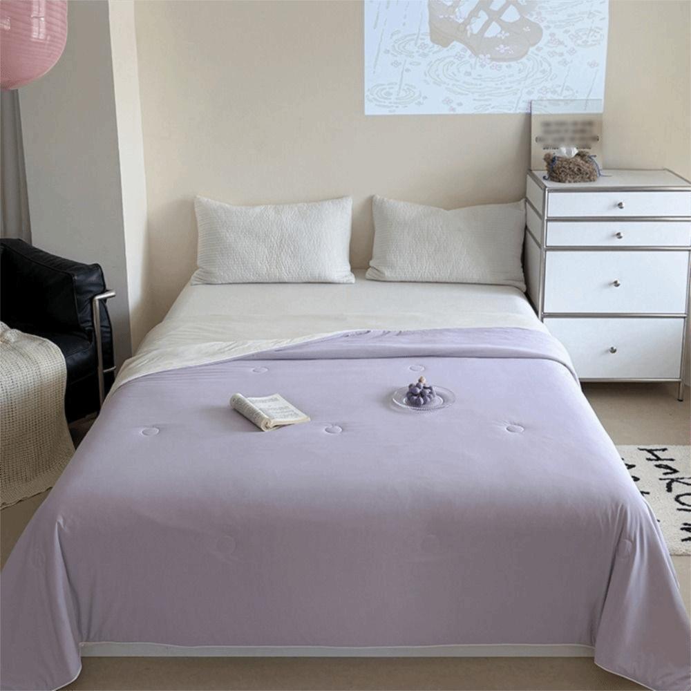 Cooling Fabric Air Condition Comforter Double Side Summer Thin Quilt Cooling Blanket Bedroom