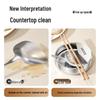 Stainless Steel Kitchen Rack for Ladles, Pot Lids, and Spatulas - Heat Resistant, Anti-Scald, Countertop Organizer.
