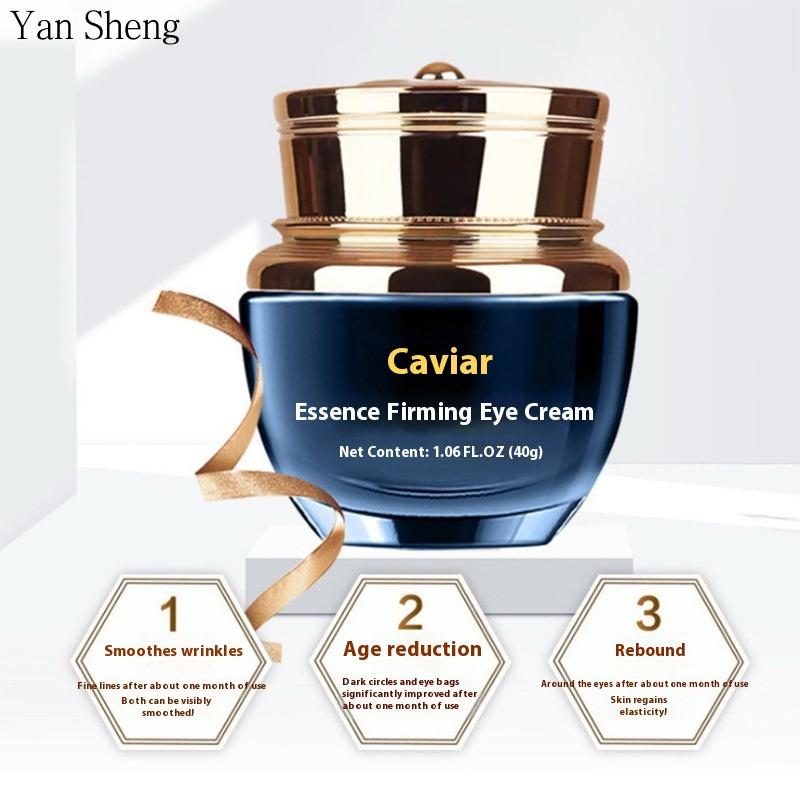 Caviar Eye Cream Anti-wrinkle Tightening and Rehydrating Anti-aging Fading Dark Circles Stay Up Late To Go Pouch